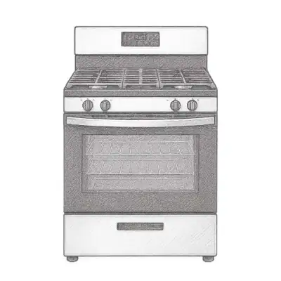 Whirlpool 5.1 Cu. Ft. Gas Range with Broiler Drawer
