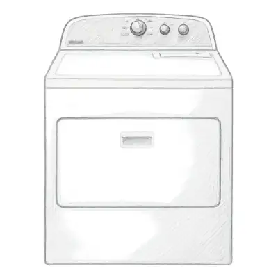 Whirlpool 7.0 cu. ft. Top Load Electric Dryer with AutoDry™ Drying System