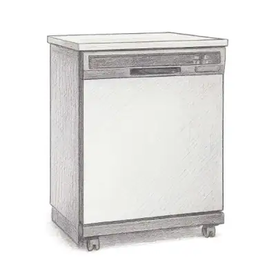 Whirlpool Heavy-Duty Portable Dishwasher