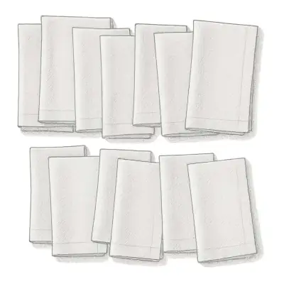 Williams Sonoma Hotel Dinner Napkins (Set of 12)