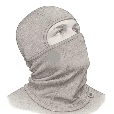 Woolf Merino Svarthetta Balaclava