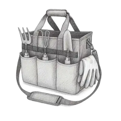 WORKPRO Standable Garden Tote Bag with 10 Pockets