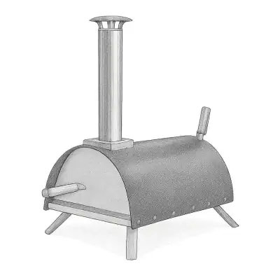 WPPO Le Peppe Portable Wood-Fired Pizza Oven