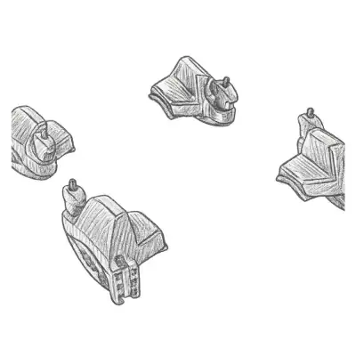 Yakima KeelOver Rooftop Canoe Car Racks