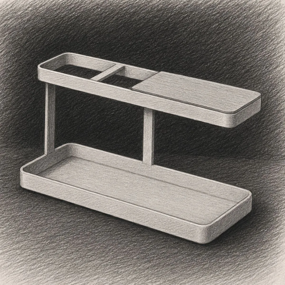Yamazaki Steel Desk Organizer