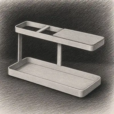 Yamazaki Steel Desk Organizer