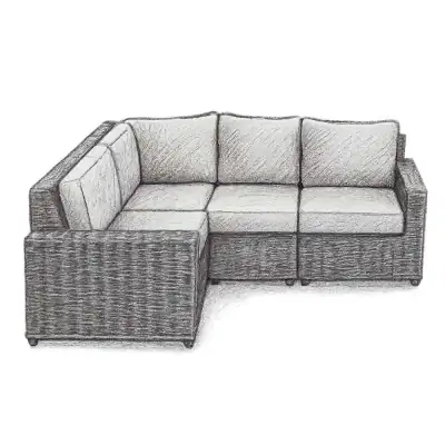 Yardbird Langdon Outdoor Large Sectional