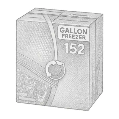 Ziploc Seal Top Freezer Bags (38 count, Pack of 4)